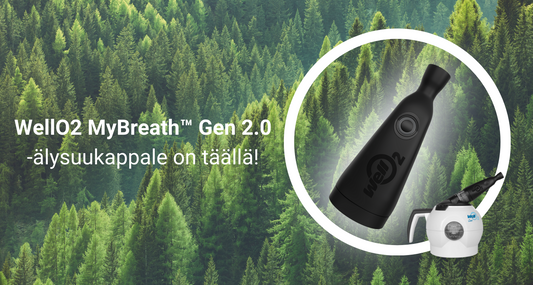 Uusi WellO2 MyBreath™ Gen 2.0 -älysuukappale on täällä!