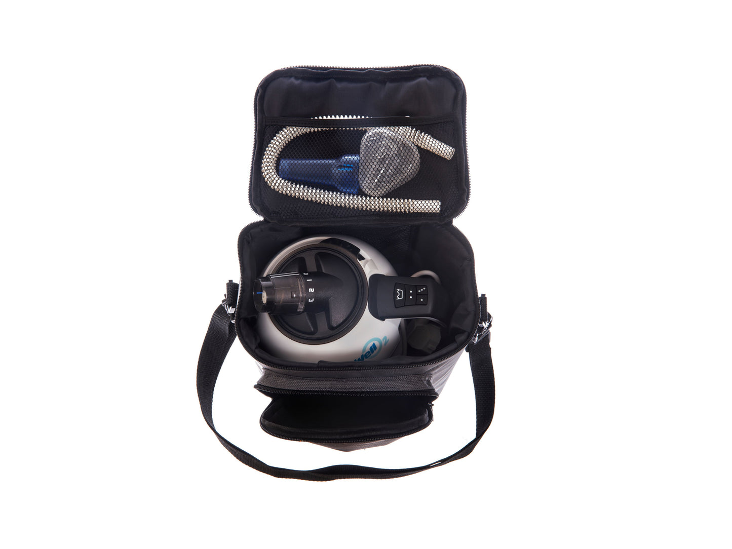 WellO2 + Kuljetuslaukku + Mentolitabletti 20 tabl. -setti