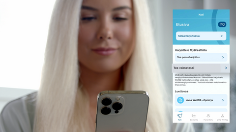 WellO2 MyBreath application